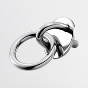 帶螺桿帶環圓形眼板