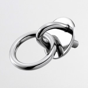 帶螺桿帶環圓形眼板