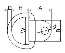 單折疊眼板標注